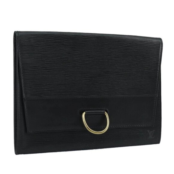 LOUIS VUITTON Epi Jena Clutch Bag Black - Picture 1 of 15